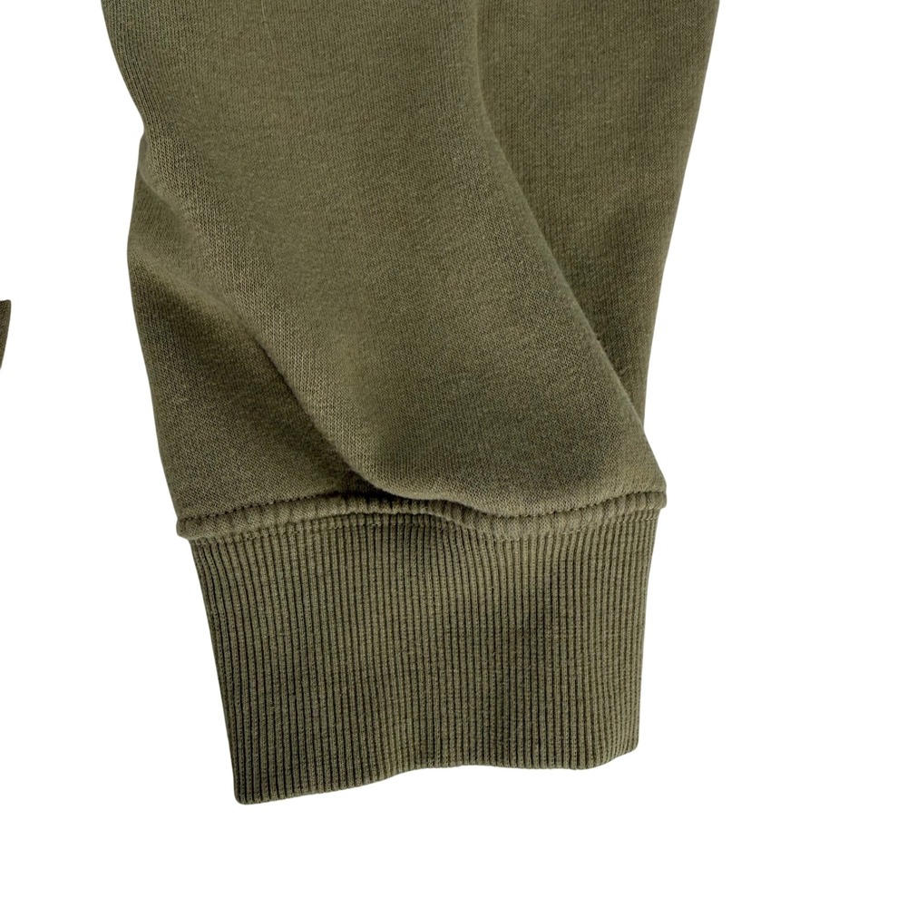 Vintage 90s Crew Neck Capri Italy Sweatshirt Olive Green Embroidered Nautical XL - Picture 6 of 9